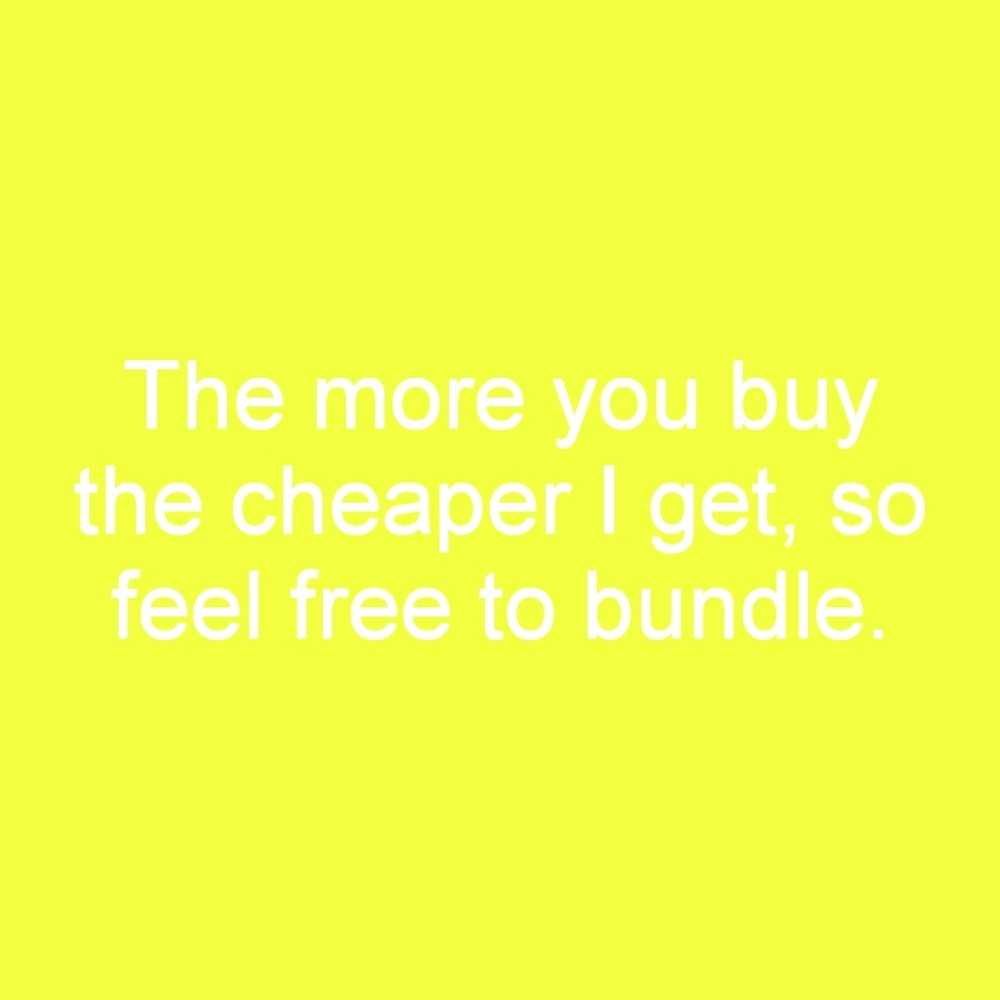 Save more with bundles!